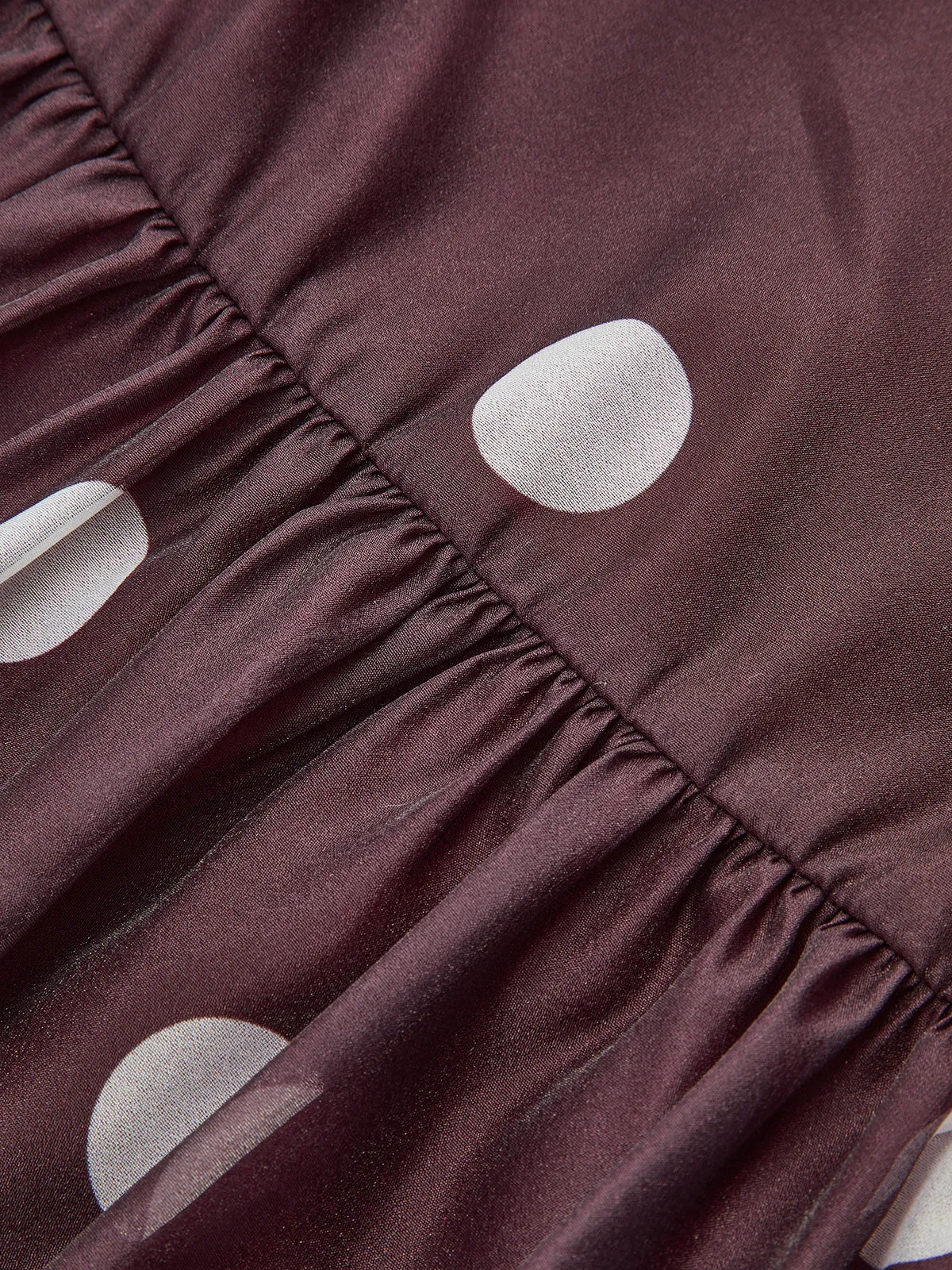 Polka Dot Sleeveless Chiffon Maxi Dress sold by COMMENSE product image thumbnail 3