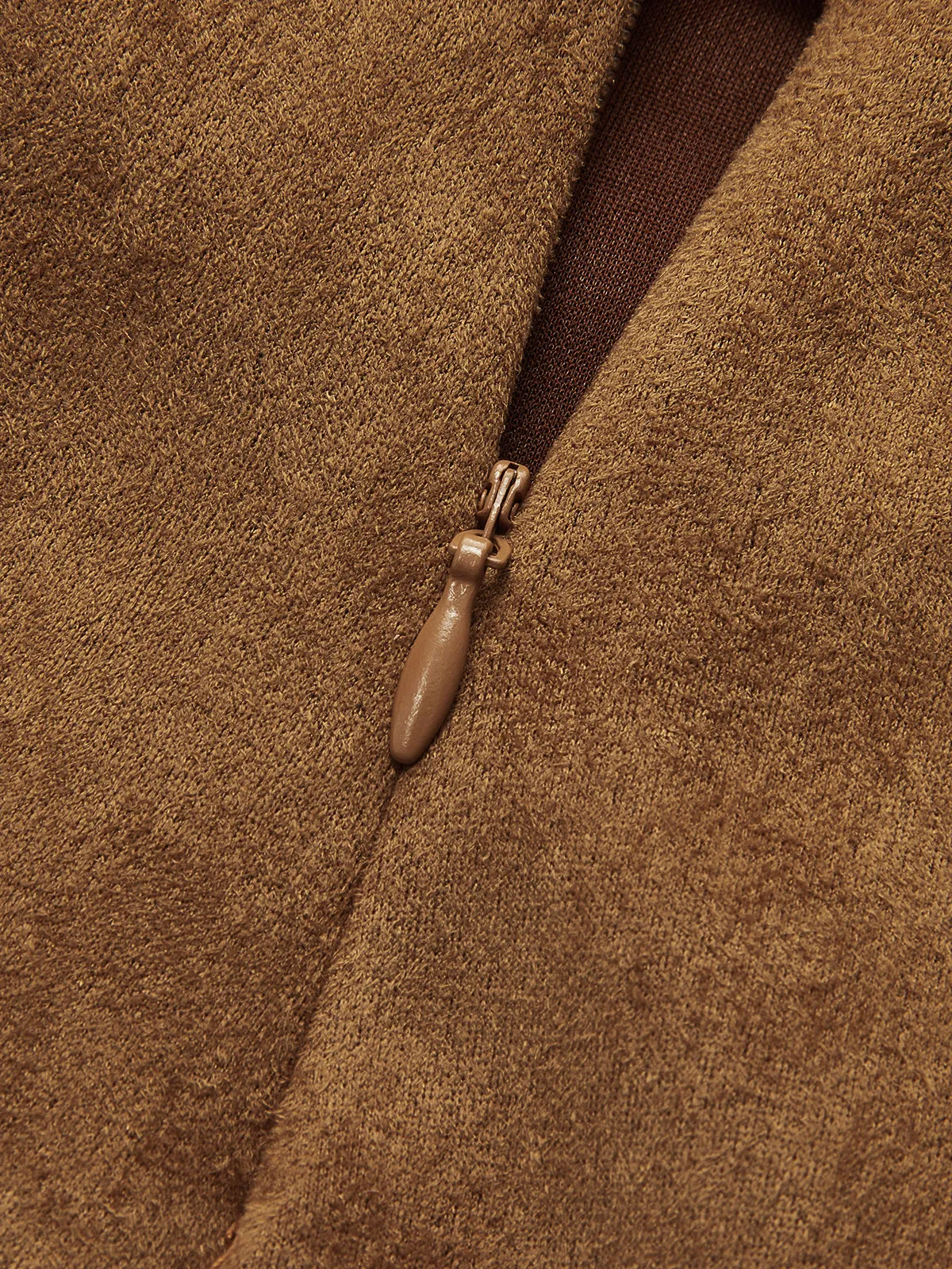 Suede Effect Twist Mini Skirt sold by COMMENSE product image thumbnail 4