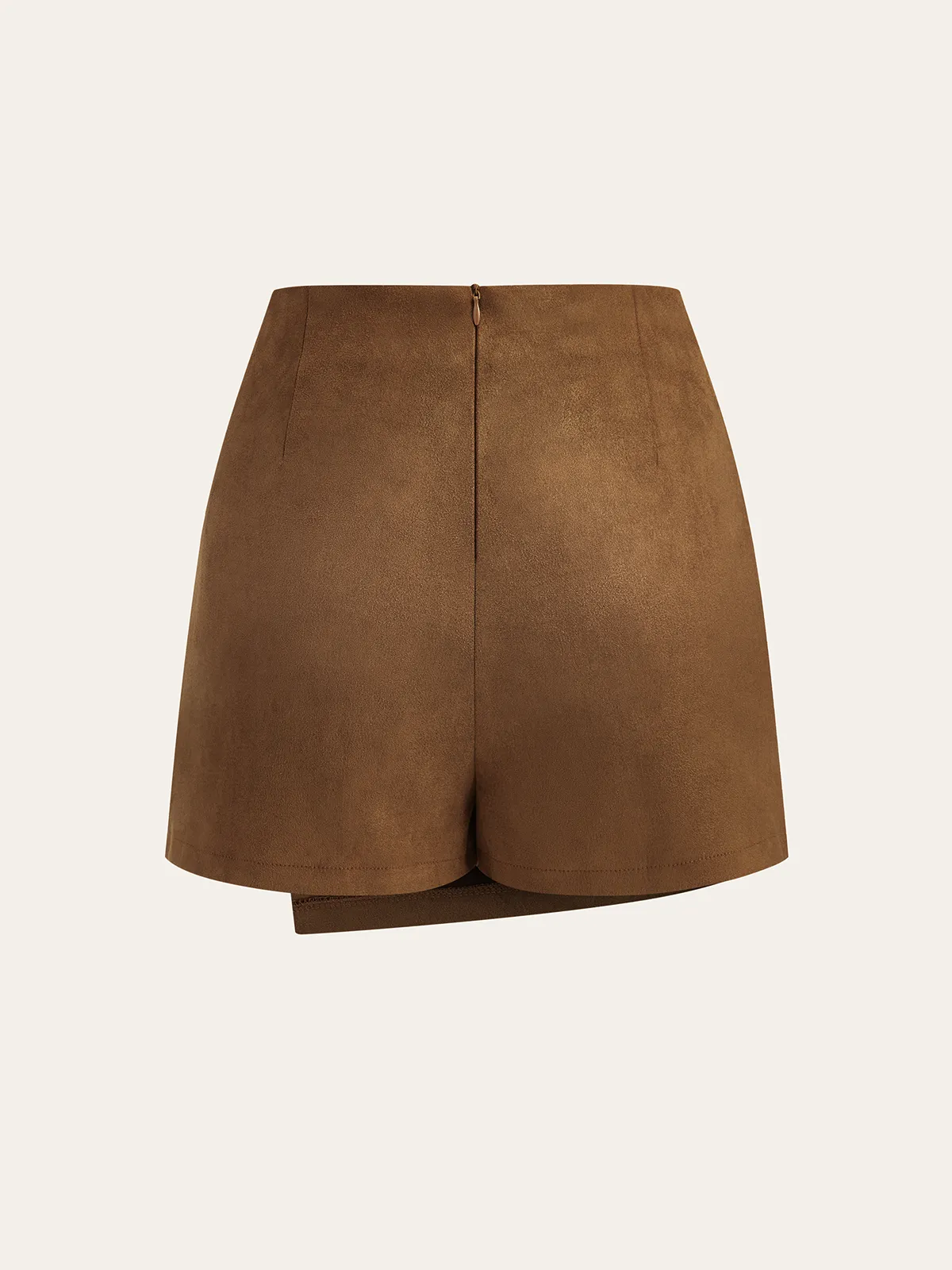 Suede Effect Twist Mini Skirt sold by COMMENSE product image thumbnail 2