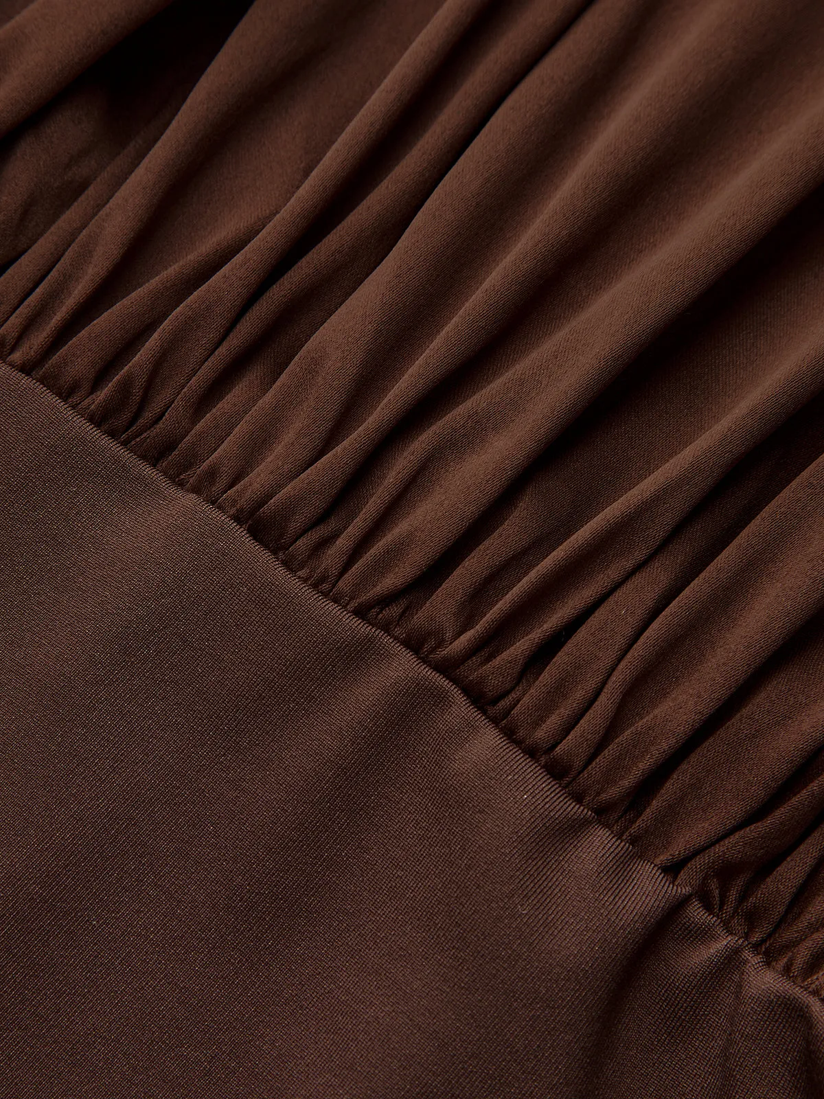 Satin Collared Long Sleeve Bodysuit sold by COMMENSE product image thumbnail 5