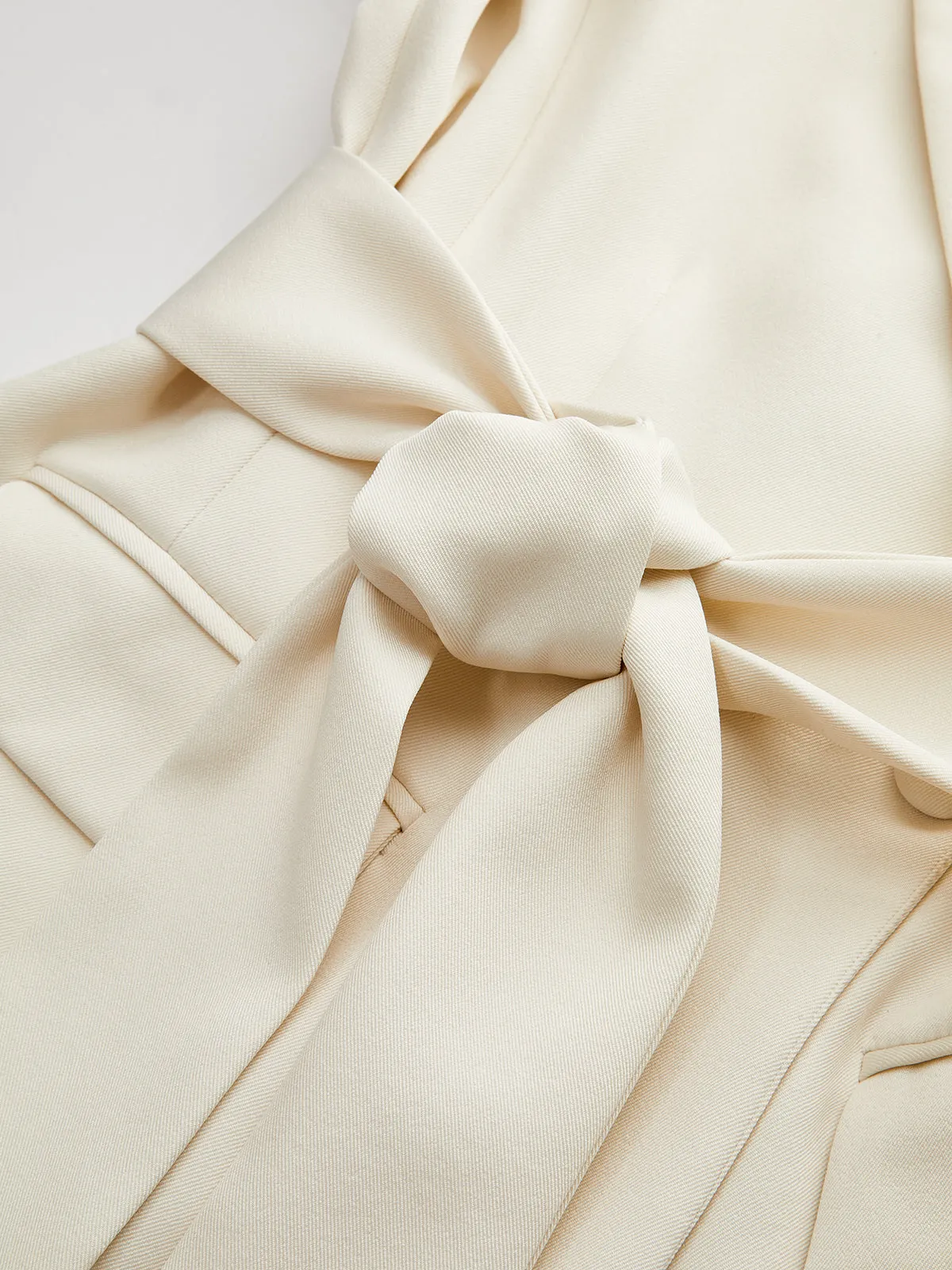 Long Sleeve Belted Blazer sold by COMMENSE product image thumbnail 5