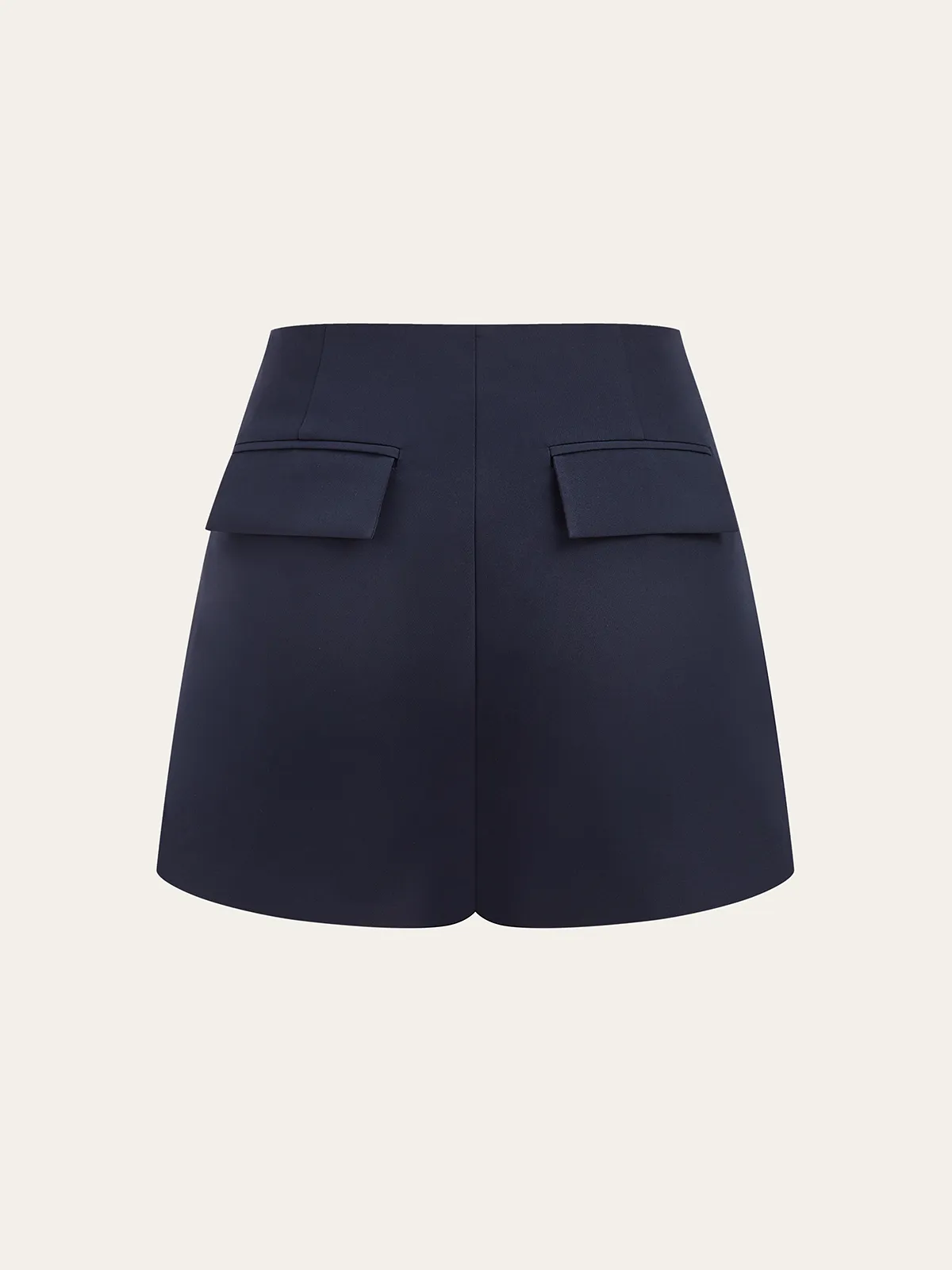 Metal Detail Asymmetric Skort sold by COMMENSE product image thumbnail 2