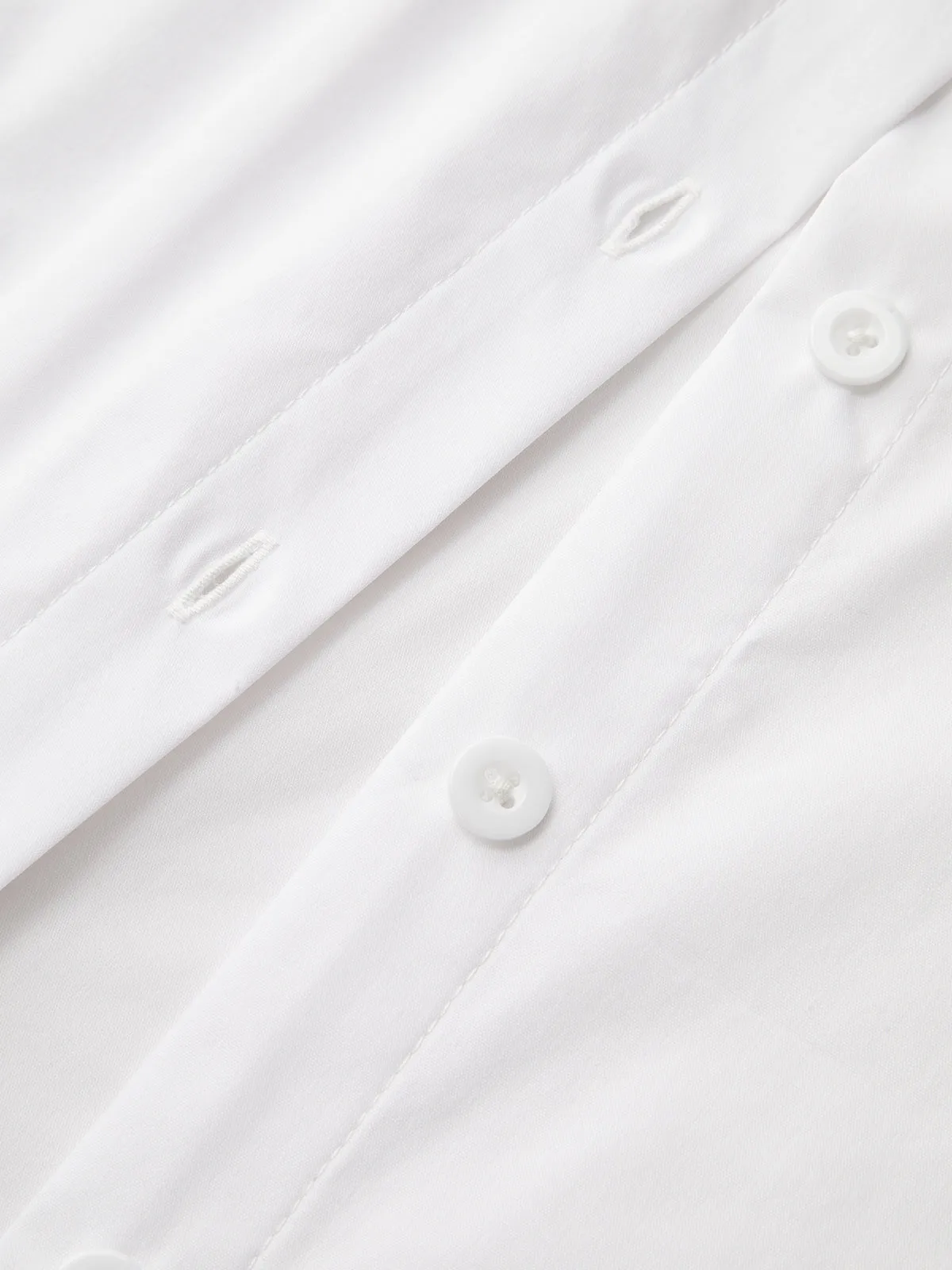 Tie-Waist Button-Down Shirt sold by COMMENSE product image thumbnail 5