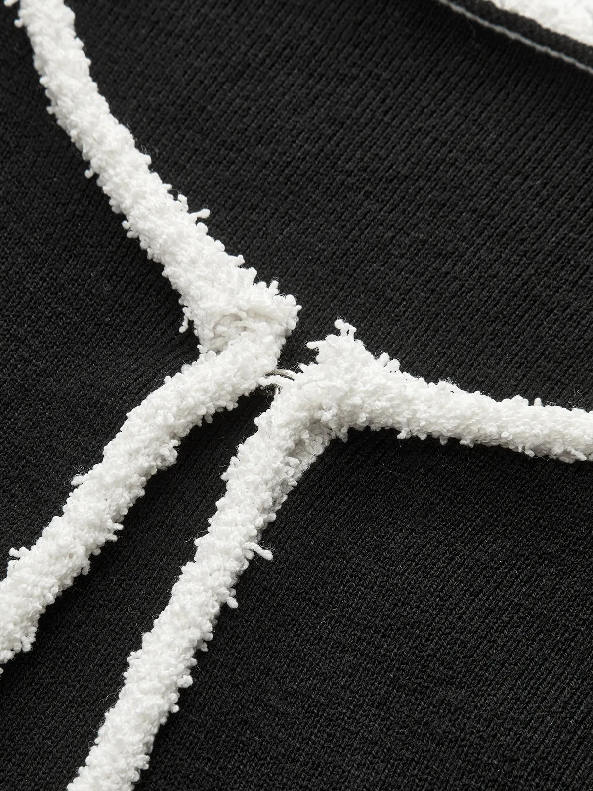 Contrast Trim Wool-Blend Cardigan sold by COMMENSE product image thumbnail 3