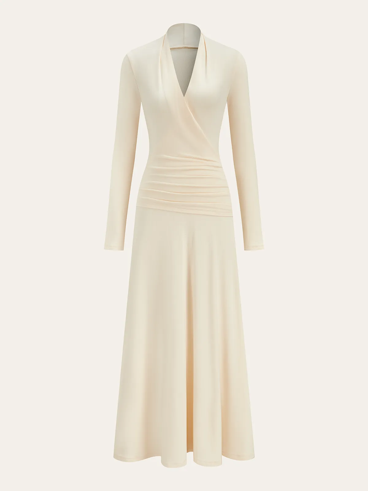 Pleated Fishtail Long Dress sold by COMMENSE