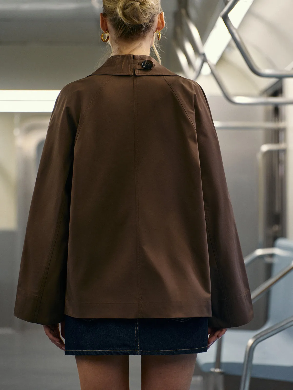 Double-Breasted Trench Coat sold by COMMENSE product image thumbnail 5