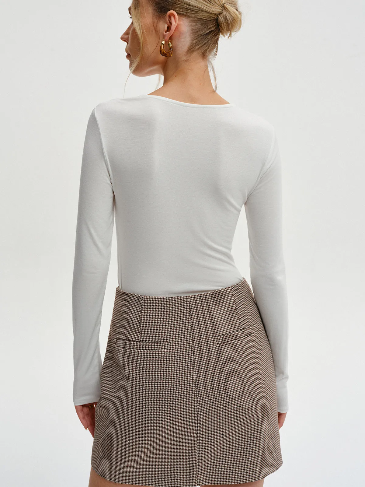 Long Sleeve V-Neck T-Shirt sold by COMMENSE product image thumbnail 5