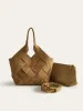 Woven PU Tote Bag sold by COMMENSE