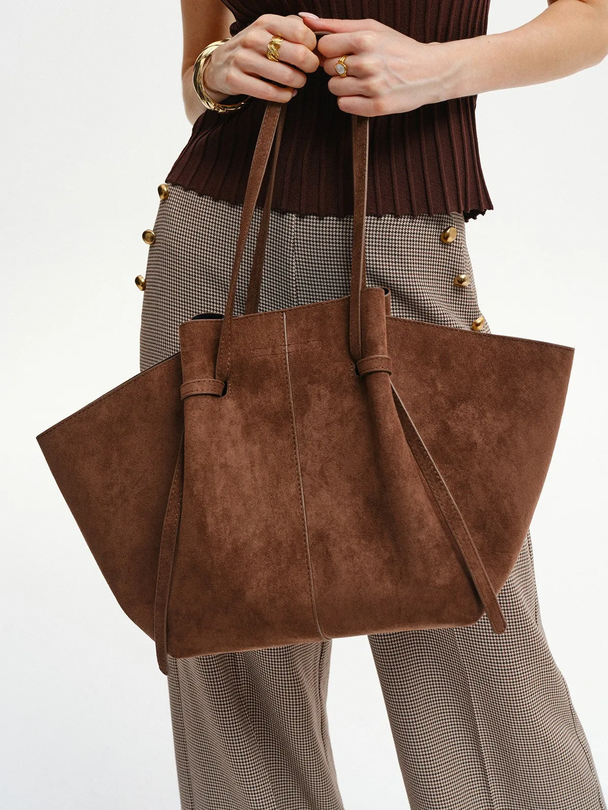 PU Large-Capacity Tote Bag sold by COMMENSE product image thumbnail 3