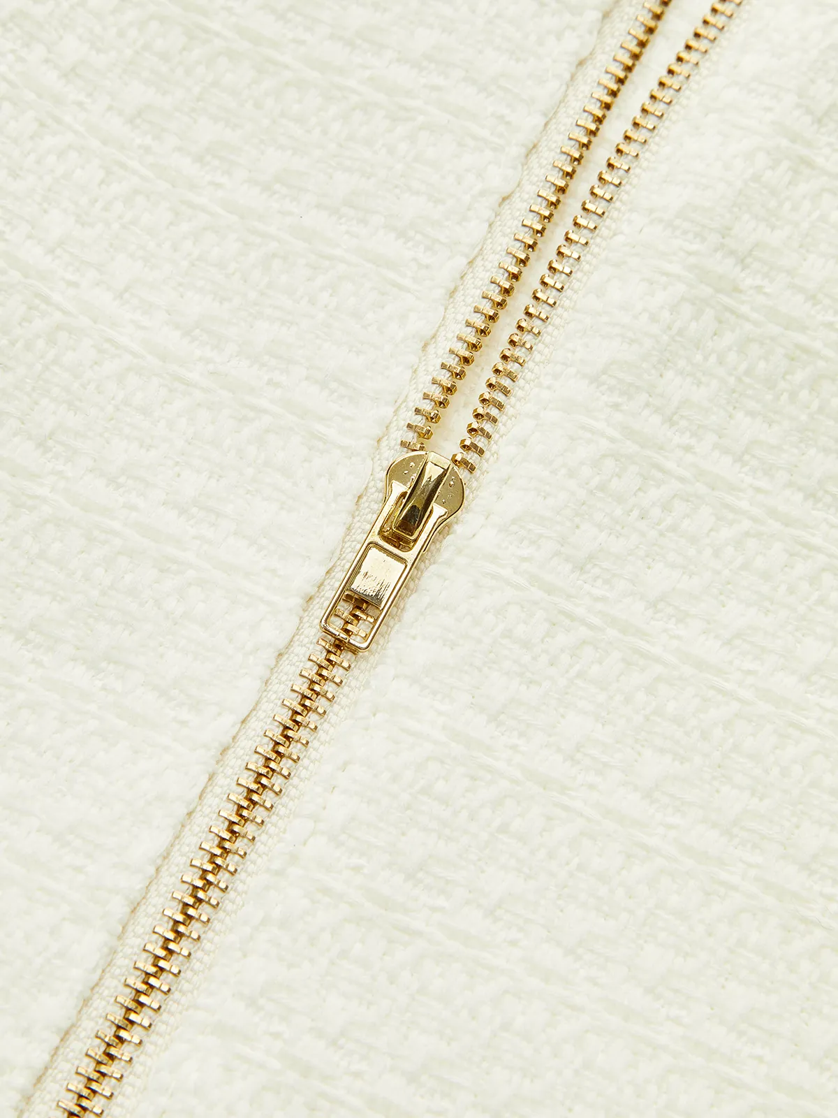 Textured Zipper Jumpsuit With Belt sold by COMMENSE product image thumbnail 2