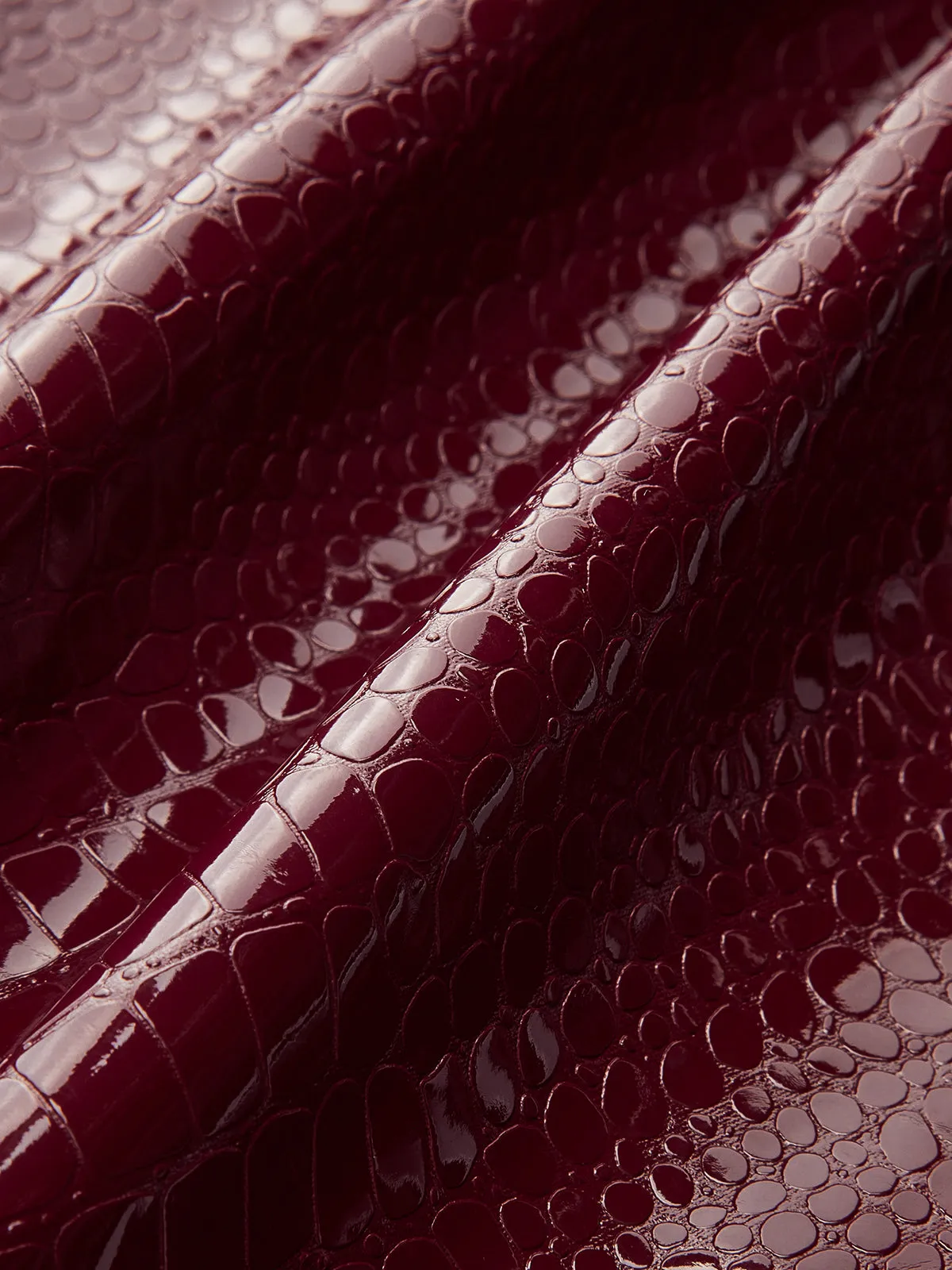 Belted Croc Embossed PU Leather Mini Skirt sold by COMMENSE product image thumbnail 4