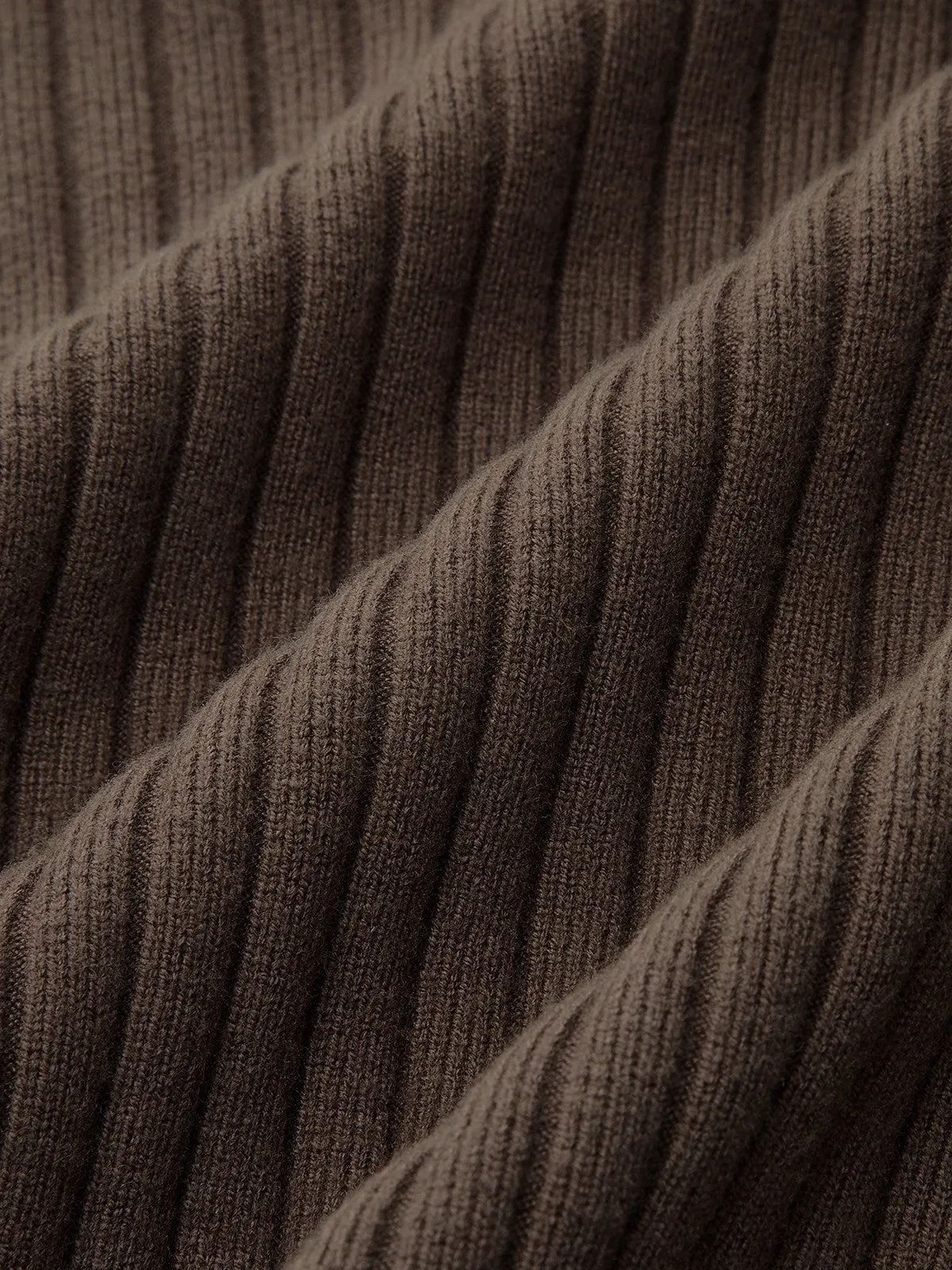 Ribbed Collared Metal Button Cardigan sold by COMMENSE product image thumbnail 4