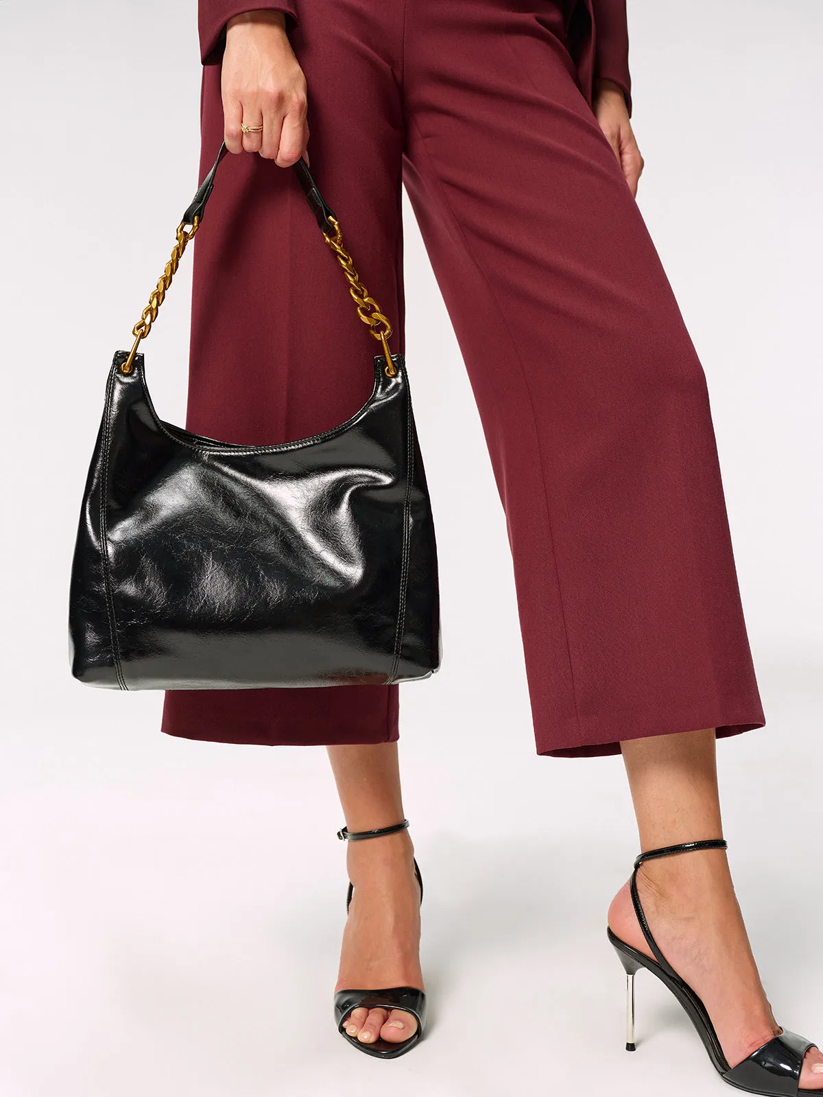 Chain PU Leather Shoulder Bag sold by COMMENSE product image thumbnail 2