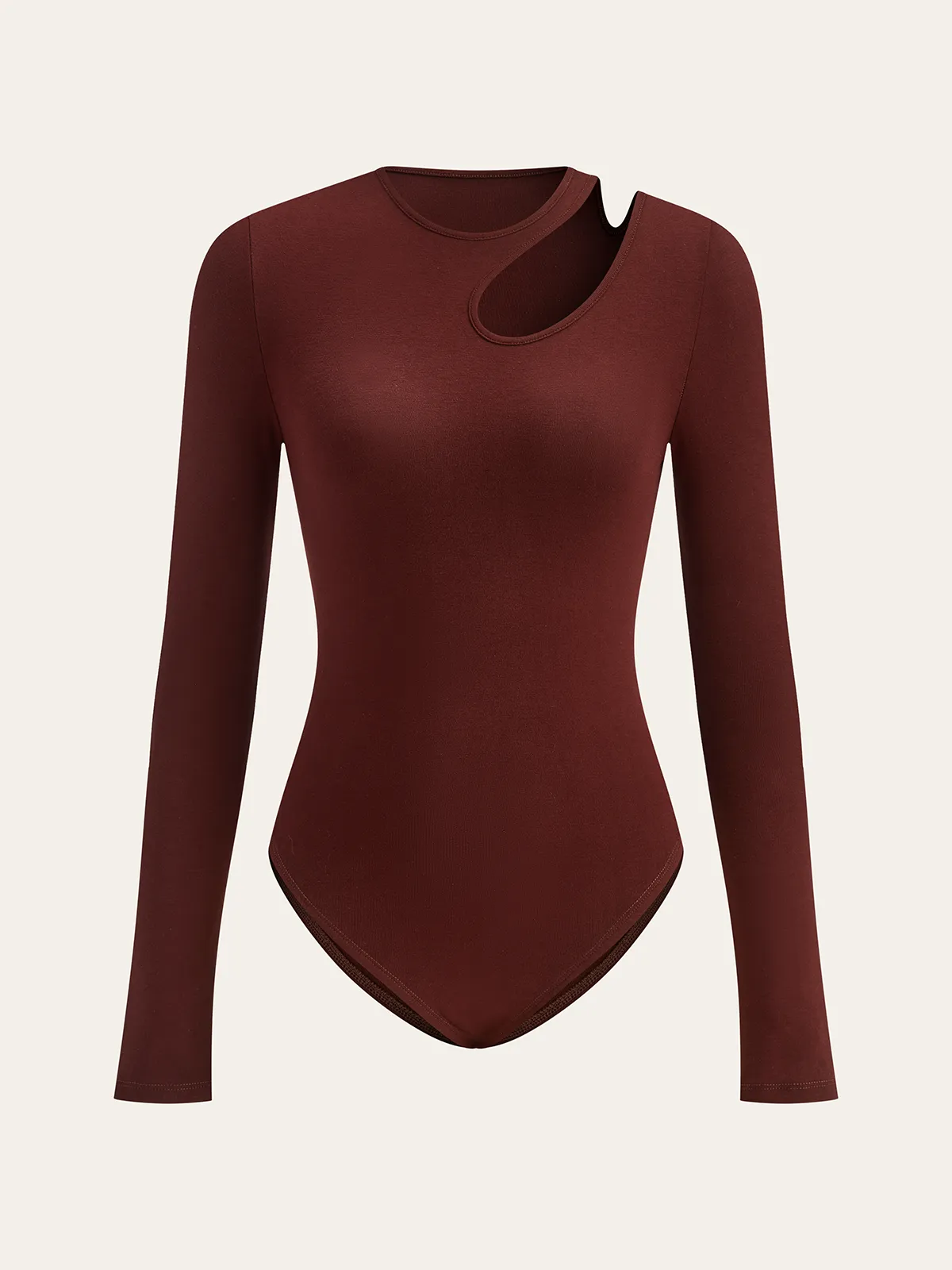 Long Sleeve Cut-Out Bodysuit sold by COMMENSE product image thumbnail 2
