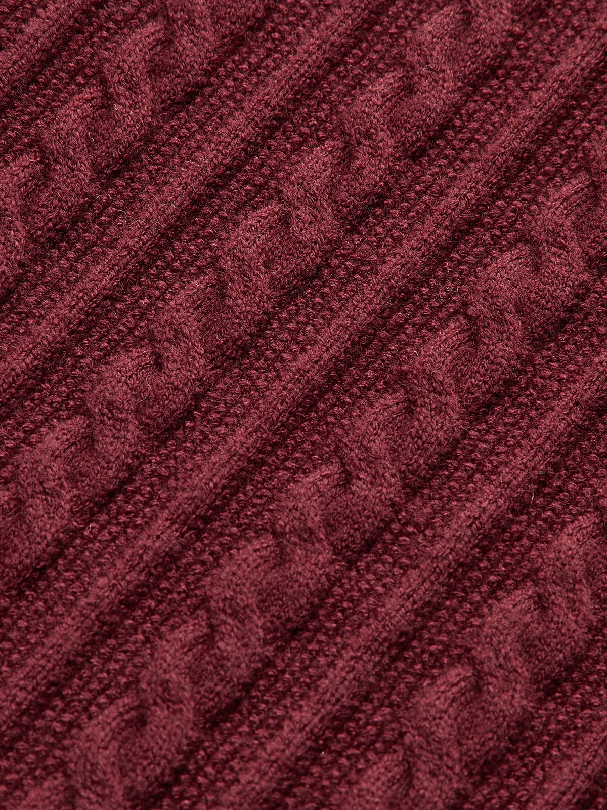 Metal Detail Cable Knit Cardigan sold by COMMENSE product image thumbnail 4