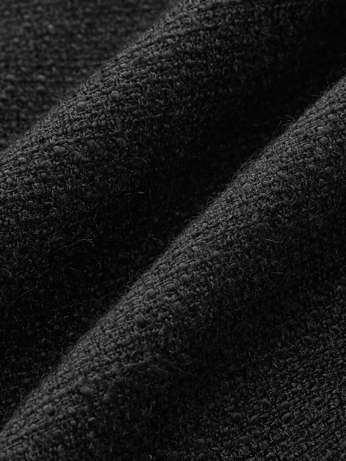 Tweed Braided Rope Collar Short Sleeve Dress sold by COMMENSE product image thumbnail 3