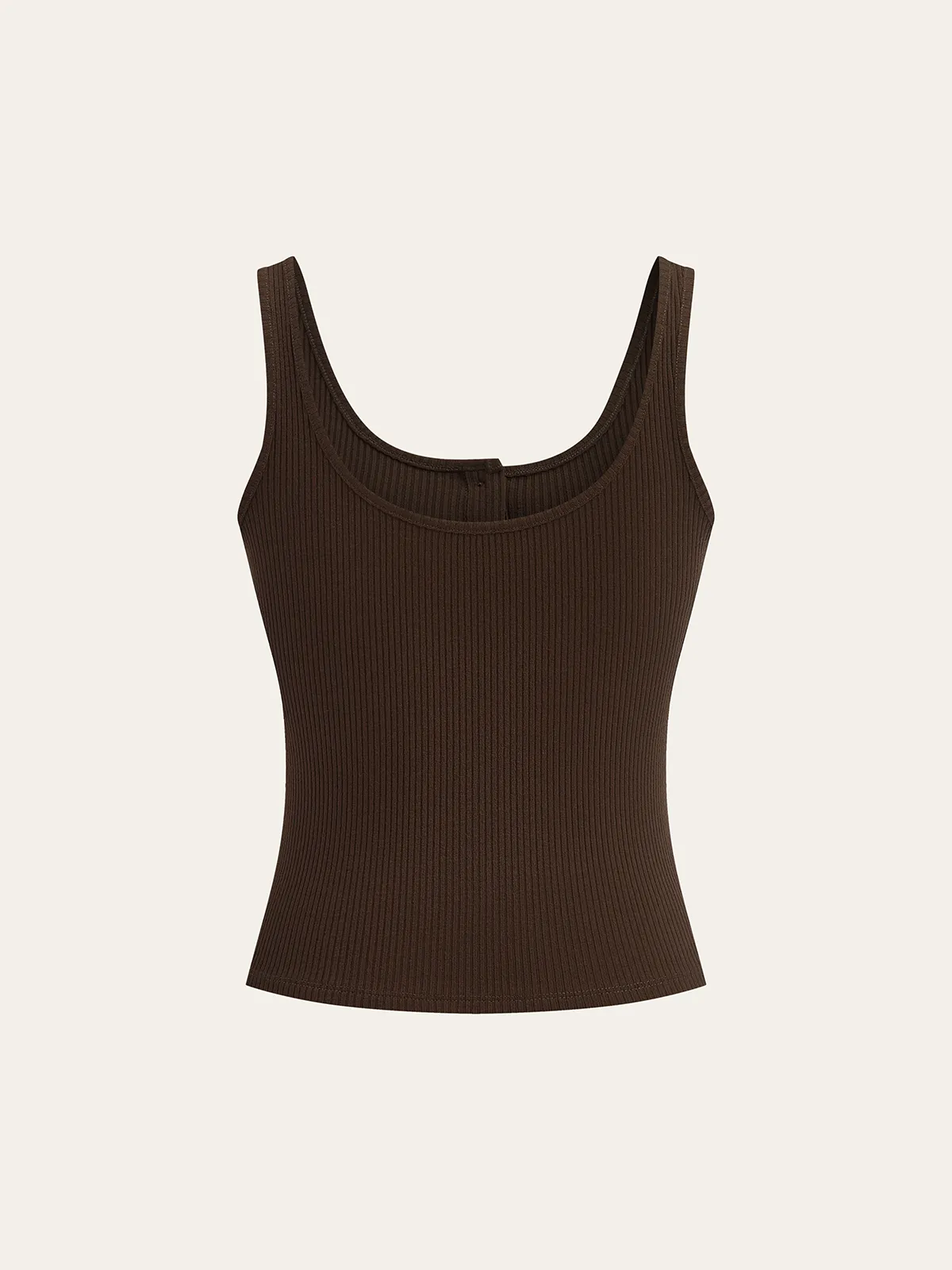 Ribbed Button-Front Tank Top sold by COMMENSE product image thumbnail 3