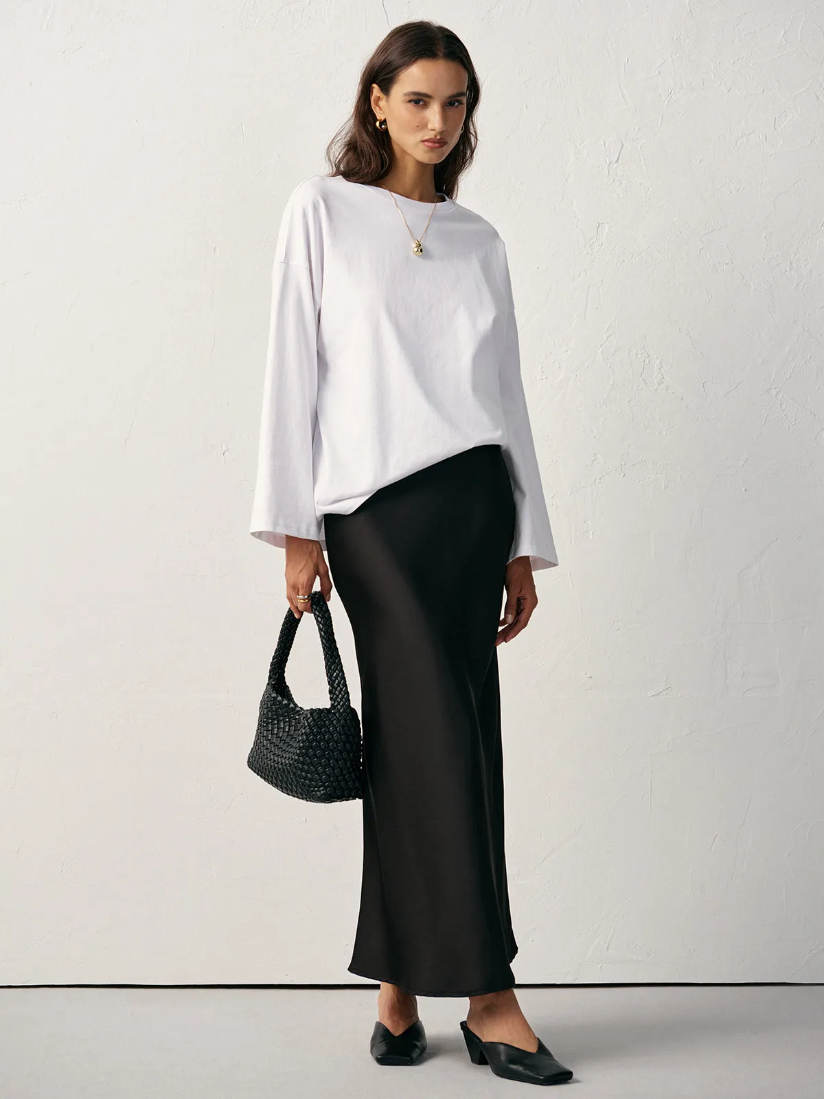 Long Sleeve Cotton T-Shirt sold by COMMENSE product image thumbnail 4