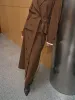 Cropped Double-Breasted Belted Trench Coat sold by COMMENSE