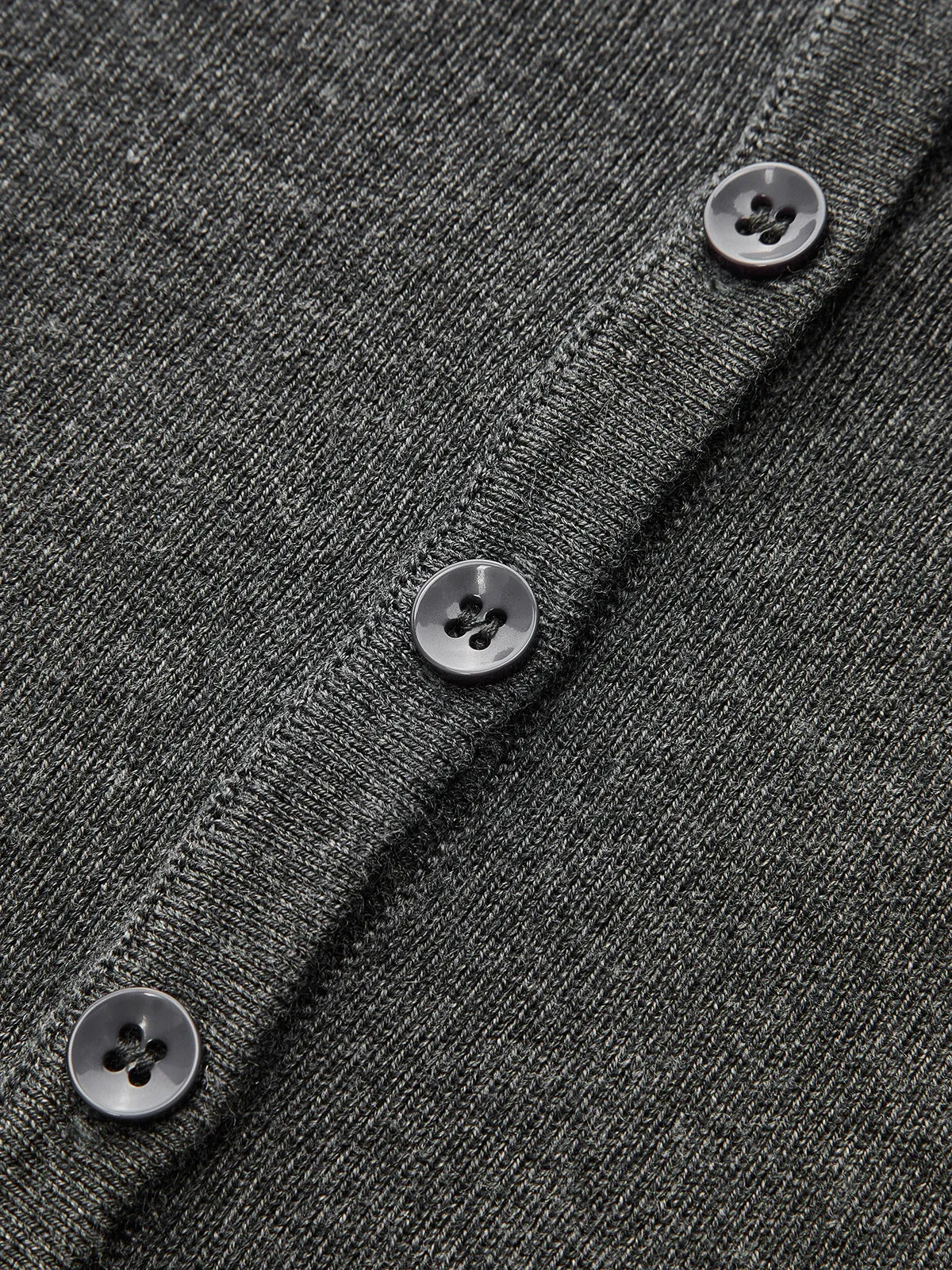 Wool Blend Fitted Button Knit Top sold by COMMENSE product image thumbnail 3