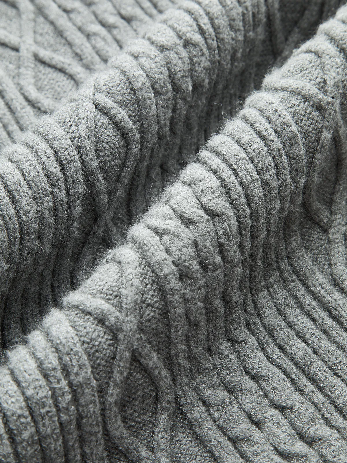 Cable Knit Mid-Waist Drawstring Pants sold by COMMENSE product image thumbnail 4