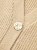 V-Neck Button Ribbed Cardigan sold by COMMENSE