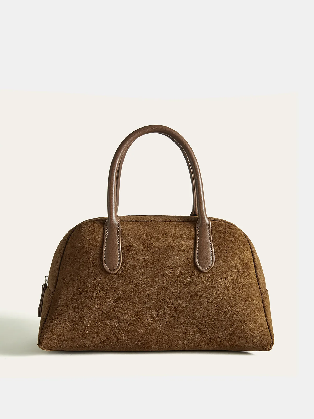 Suede Dome Top Handle Bag sold by COMMENSE product image thumbnail 4