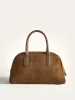 Suede Dome Top Handle Bag sold by COMMENSE
