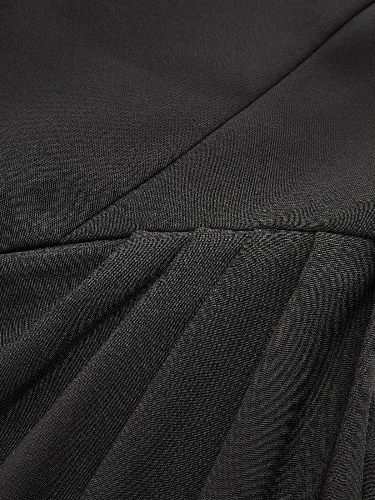 Sleeveless Square Neck Diamond Trim Flare Dress sold by COMMENSE product image thumbnail 5