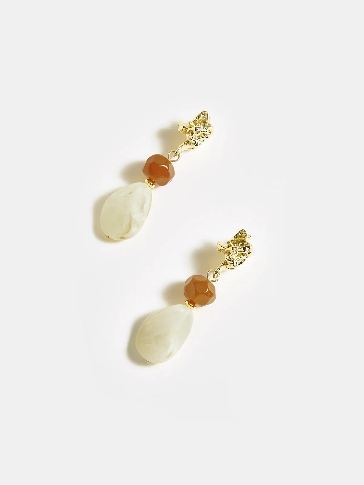 Acrylic Bead Drop Earrings sold by COMMENSE product image thumbnail 3