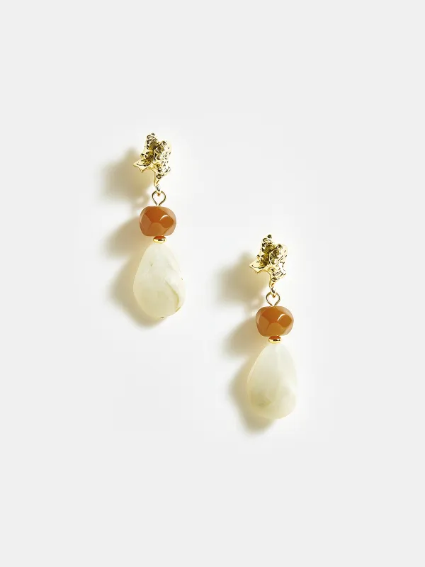 Acrylic Bead Drop Earrings sold by COMMENSE