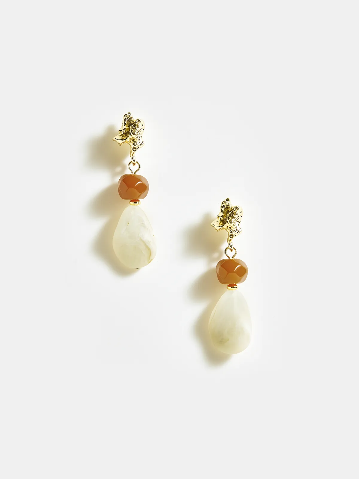 Acrylic Bead Drop Earrings sold by COMMENSE
