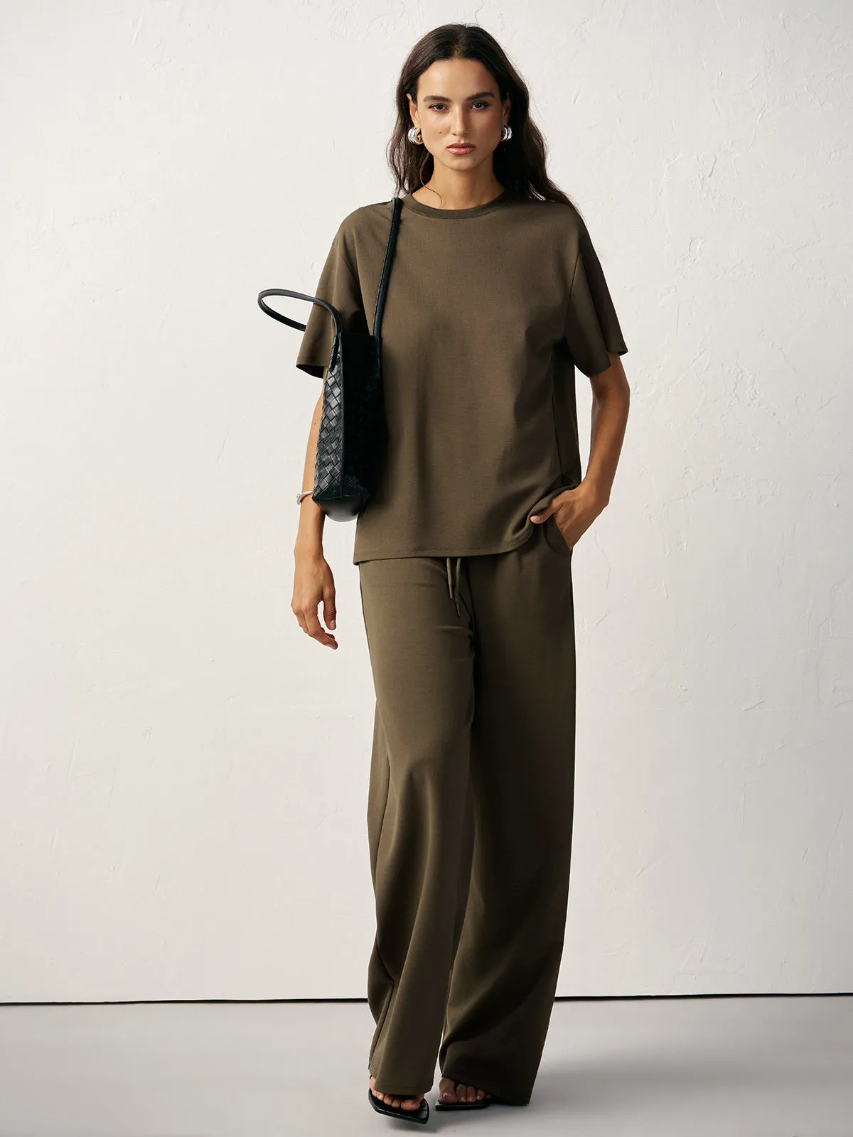 Short Sleeve Crew Neck T-Shirt sold by COMMENSE product image thumbnail 3