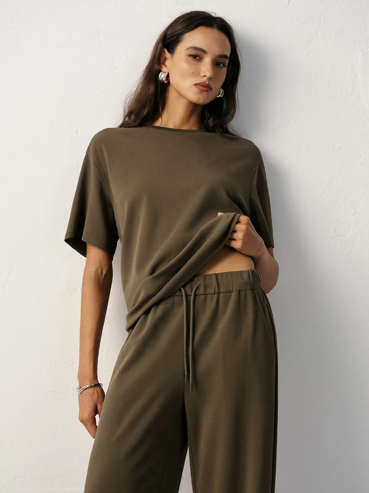 Short Sleeve Crew Neck T-Shirt sold by COMMENSE