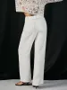 Tweed Mid-Waisted Wide-Leg Pants sold by COMMENSE