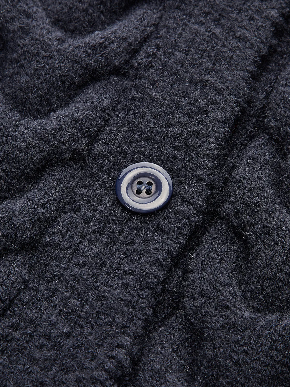 Cable Knit Balloon Sleeve Cardigan sold by COMMENSE product image thumbnail 3