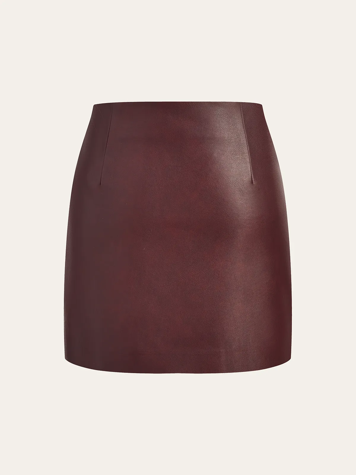 PU Leather Metal Detail Mini Skirt sold by COMMENSE product image thumbnail 4