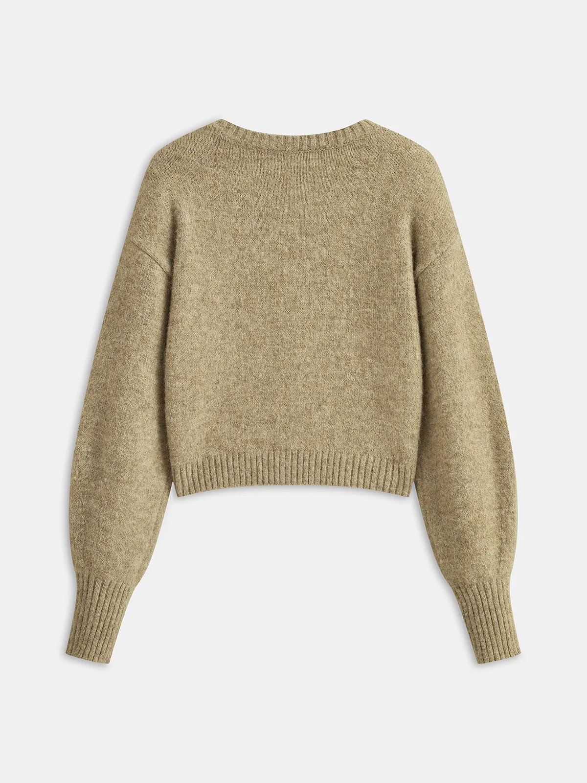 Triangle Button Wool Blend Cardigan sold by COMMENSE product image thumbnail 3