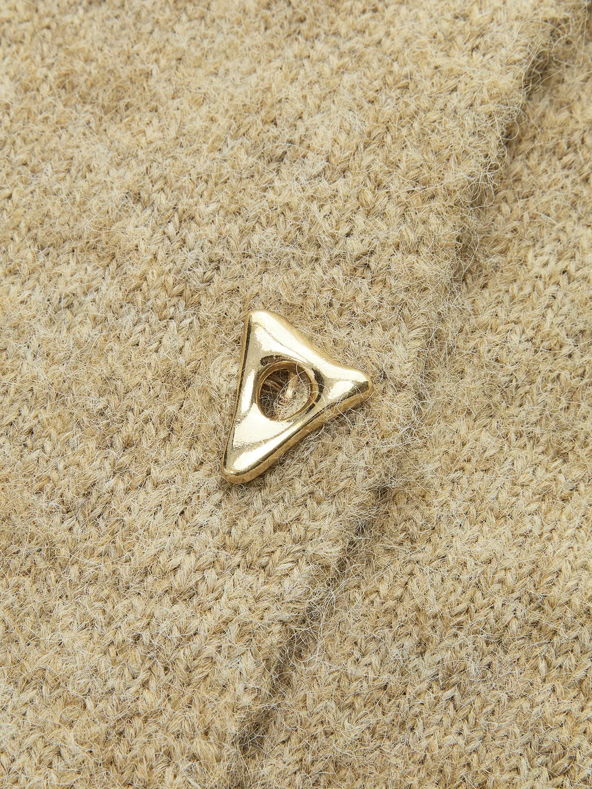 Triangle Button Wool Blend Cardigan sold by COMMENSE product image thumbnail 2