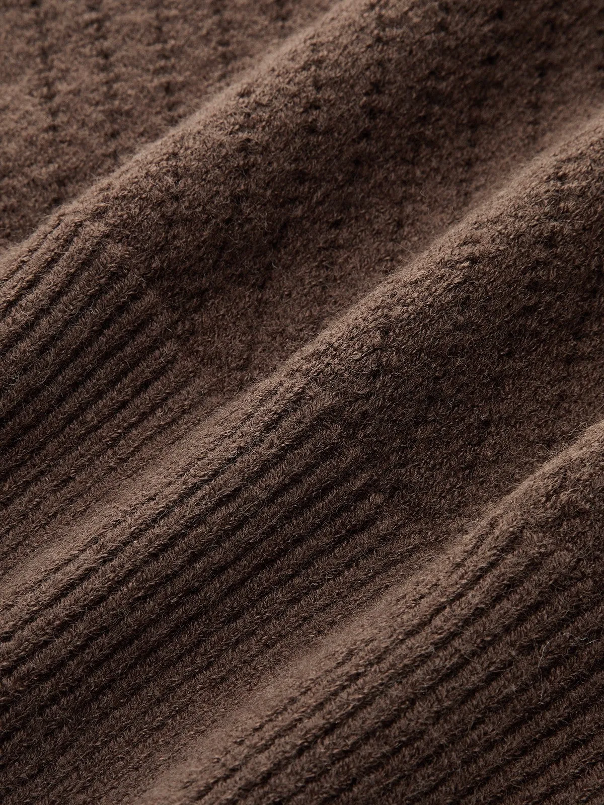 Metal Detail V-Neck Cinched Waist Sweater sold by COMMENSE product image thumbnail 3