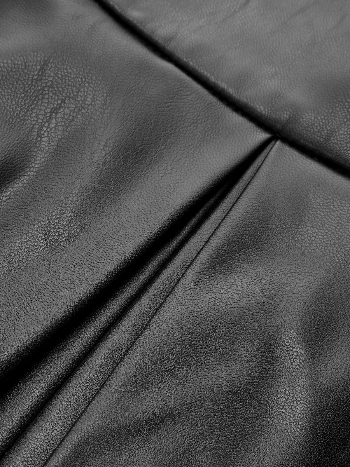 PU Leather Belted Maxi Skirt sold by COMMENSE product image thumbnail 4