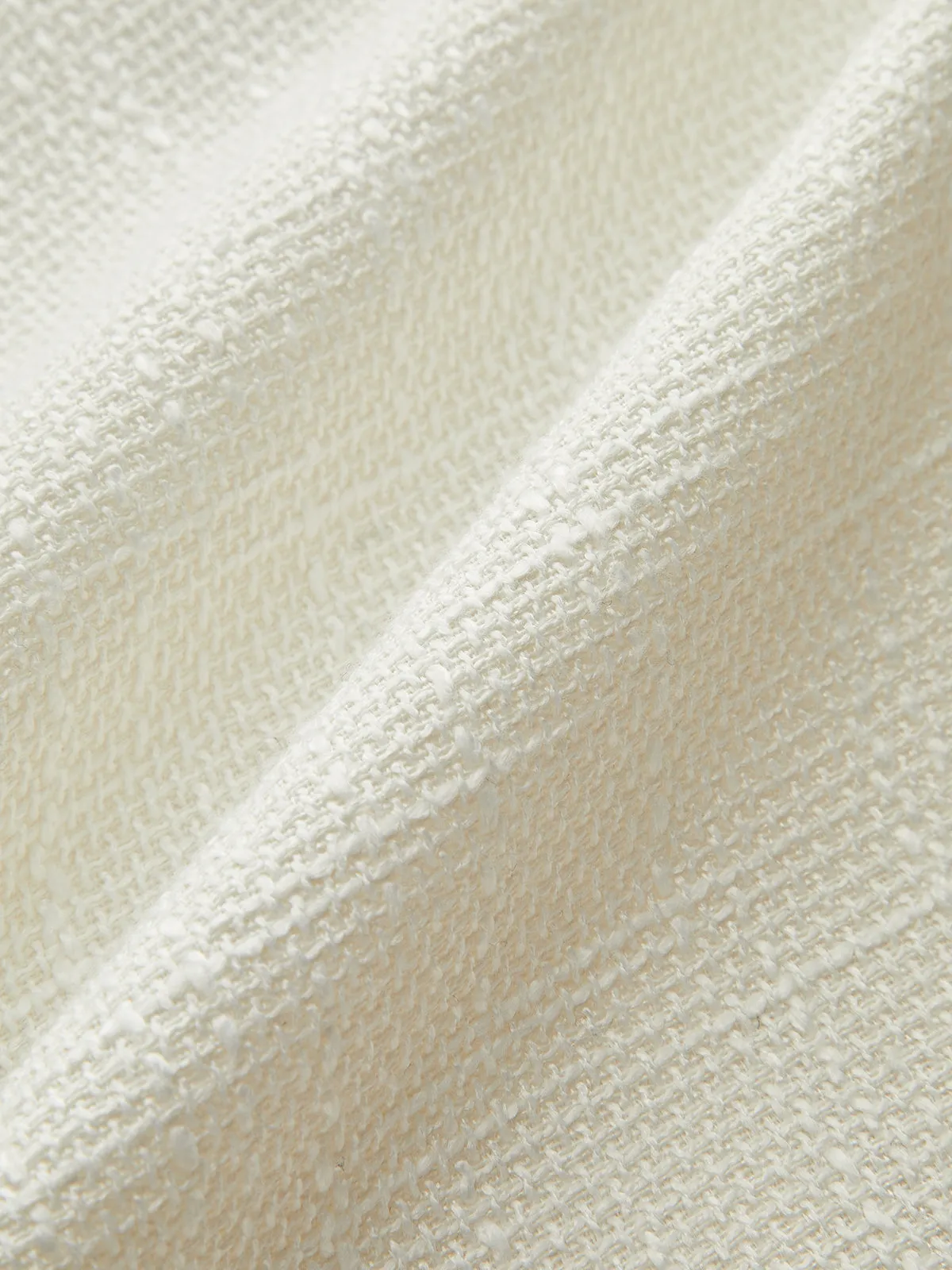 Tweed Contrast Trim Round Neck Blazer sold by COMMENSE product image thumbnail 4