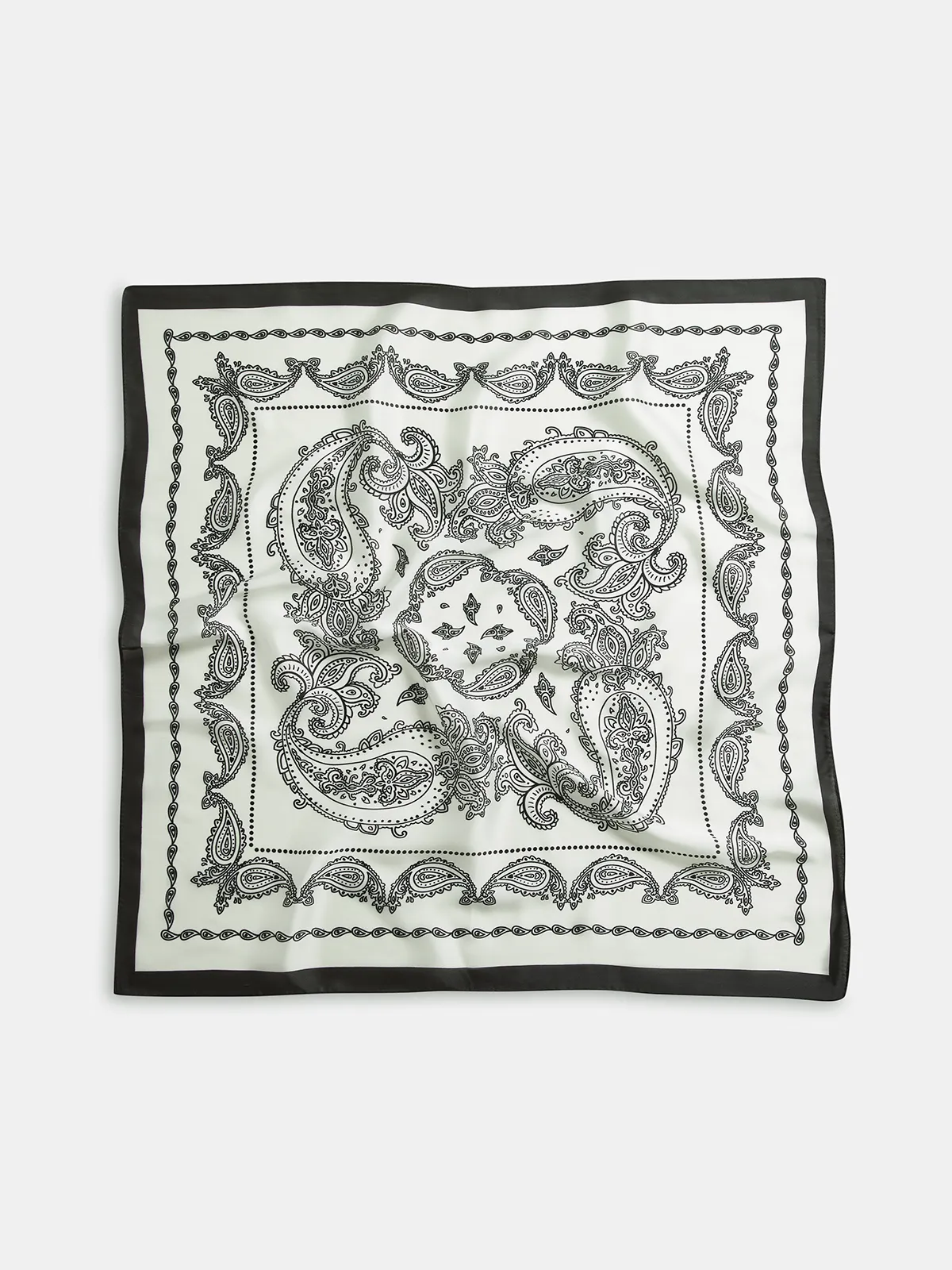Paisley Print Square Scarf sold by COMMENSE