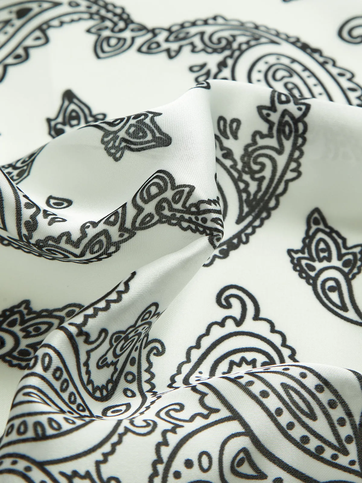 Paisley Print Square Scarf sold by COMMENSE product image thumbnail 3