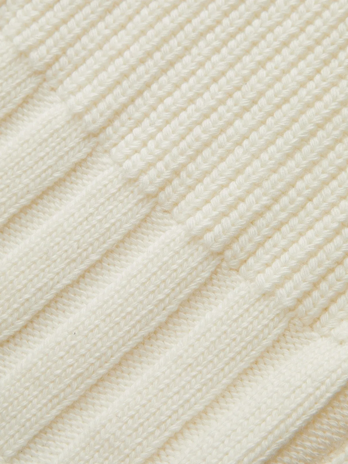 V-Neck Button Wool Blend Cable Knit Cardigan sold by COMMENSE product image thumbnail 5