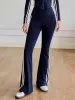 Slim Fit Side Striped High-Waist Pants sold by COMMENSE