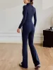 Slim Fit Side Striped High-Waist Pants sold by COMMENSE