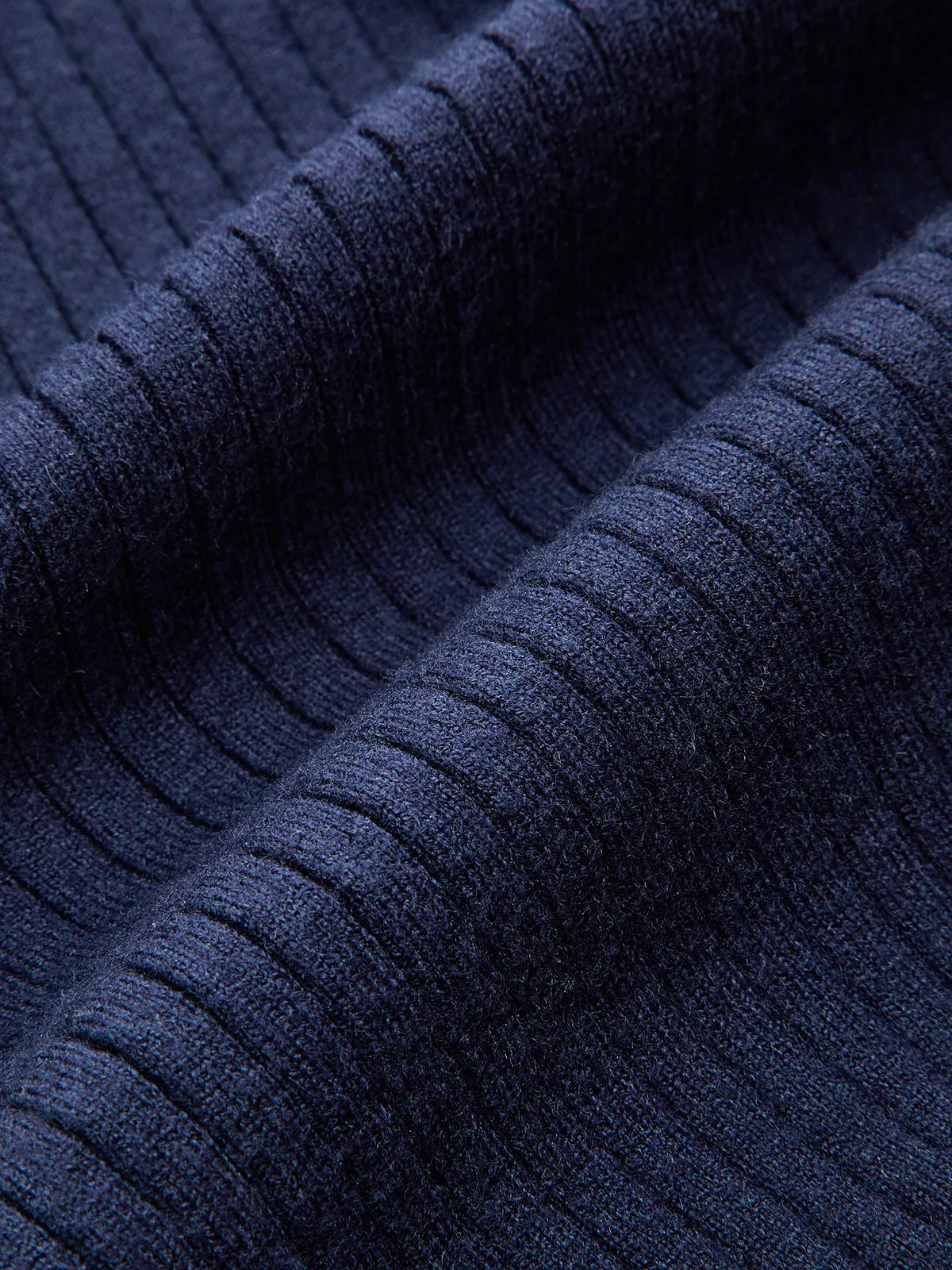 Contrast Trim Ribbed Knit Polo Top sold by COMMENSE product image thumbnail 5