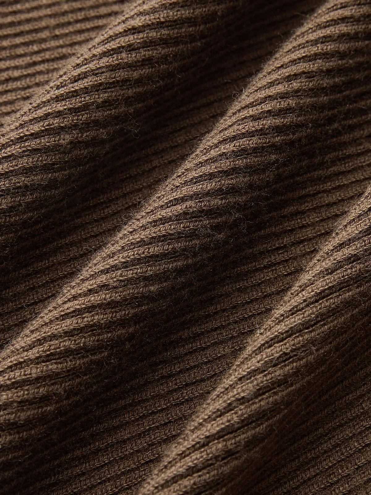 Shirt Collar Faux Leather Panel Ribbed Midi Dress sold by COMMENSE product image thumbnail 5