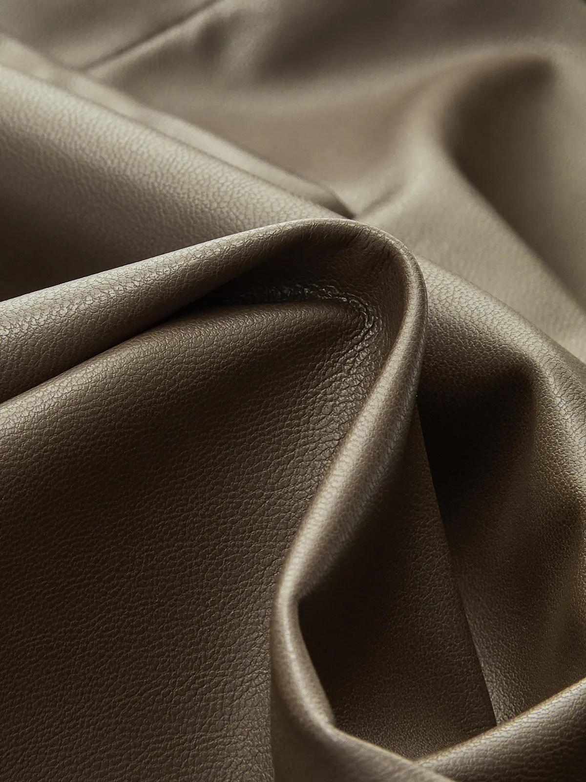 Metal Buckle Faux Leather Mini Skirt sold by COMMENSE product image thumbnail 4